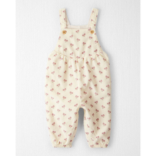Baby Girl Organic Cotton Corduroy Overalls in Garden Bloom Print - Little Planet | Carter's