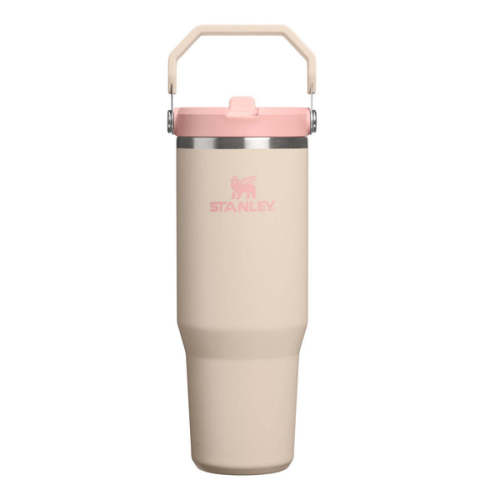 Stanley The 30oz Quencher IceFlow Flip Straw Tumbler in Champagne | Palmetto Moon