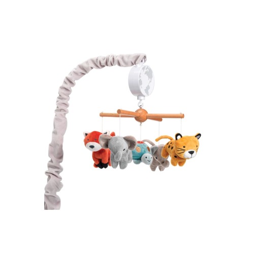 Wild Life Musical Baby Nursery Crib Mobile - Protect the Animals