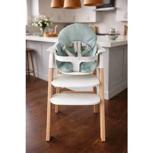 Mockingbird High Chair Cushion | Sage Green Waterproof Seat Pad, Washable Baby Chair Insert