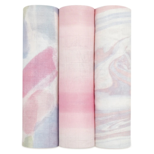 Florentine Silky Soft Muslin Swaddle 3pk | aden + anais