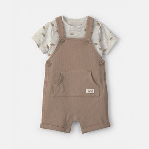 Baby Boy Carter's 2-Piece Football Shortall & T-Shirt Set