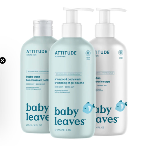 Set With No Toxic Baby Shampoo And Body Care | ATTITUDE