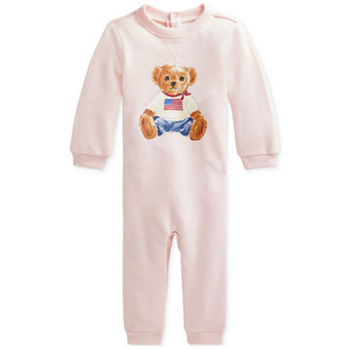 Baby Polo Bear Lightweight Fleece One-Piece