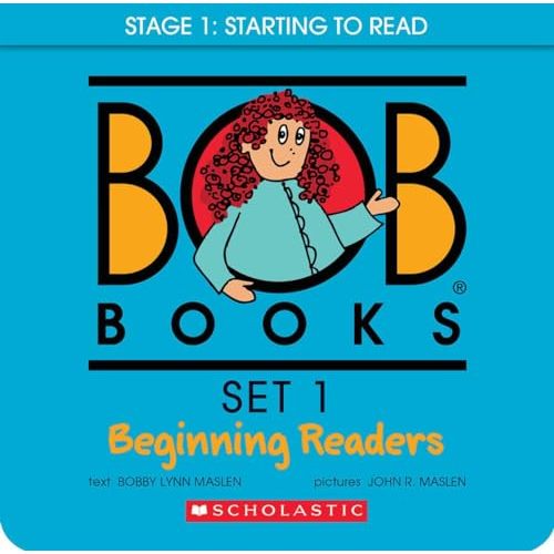 Bob Books - Set 1: Beginning Readers Box Set | Phonics, Ages 4 and up, Kindergarten (Stage 1: Starting to Read)