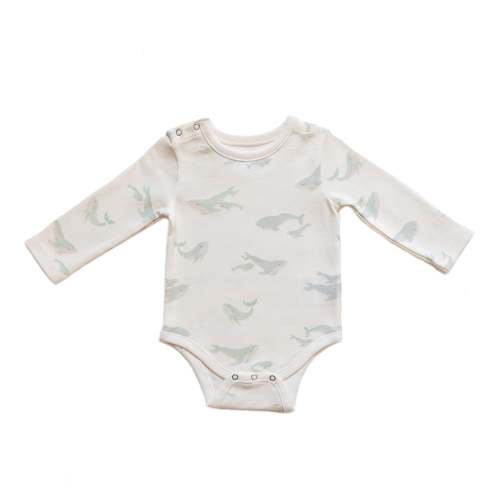 Shoulder Snap One-Piece, Follow Me Whale3 - 6 mos.