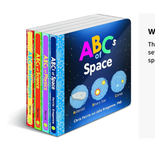 Baby University ABC's Board Book Set: A Scientific Alphabet for Toddlers 1-3