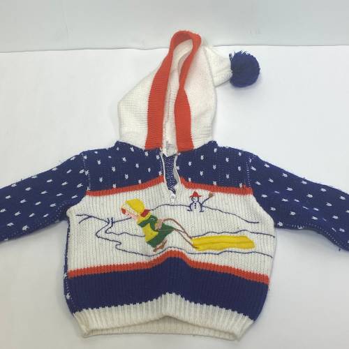 2T Child's Vintage Hooded Sweater