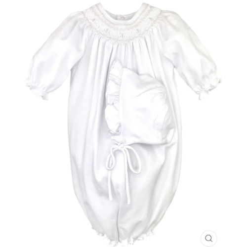 Bishop Smocked Knit Convertible Gown – VACE