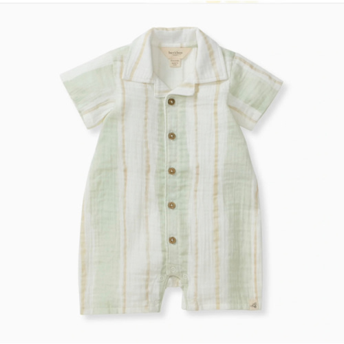 Pacific Stripe Baby Boy Romper