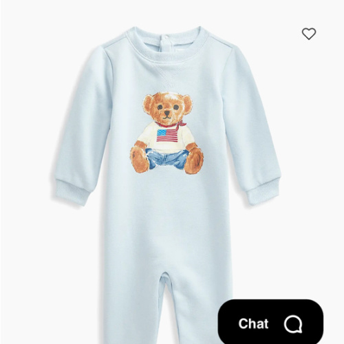 Polo Ralph Lauren Baby Boy's Polo Bear Fleece Coveralls | Saks Fifth Avenue