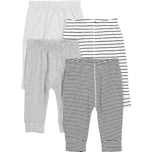 Simple Joys by Carter's Unisex Baby 4-Pack Neutral Pant