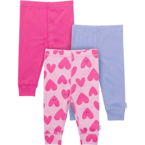 3-Pack Baby Girls Hearts Active Pants – Gerber Childrenswear