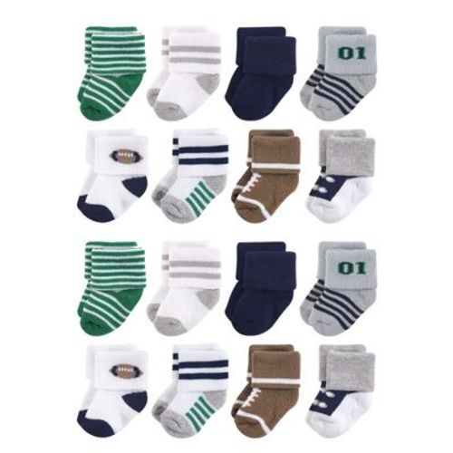 Little Treasure Baby Cotton Rich Terry Socks 16-Pack