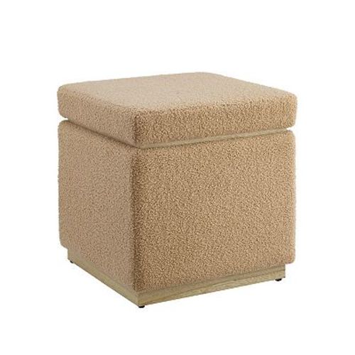 Linon Blanche Square Ottoman