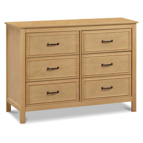 Charlie 6-Drawer Double Dresser - Honey