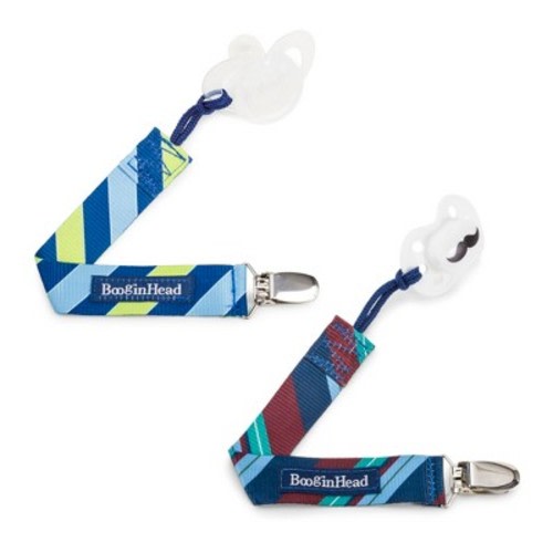 PaciGrip 2pk Pacifier Clip - Preppy Ties