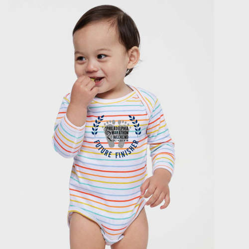 Infant LS Jersey Onesie -Rainbow- Future – Philadelphia Marathon Weekend