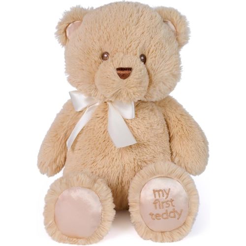 GUND My First Teddy Bear, Ultra Soft Animal Plush Toy for Babies and Newborns, Light Brown/Tan, 18”