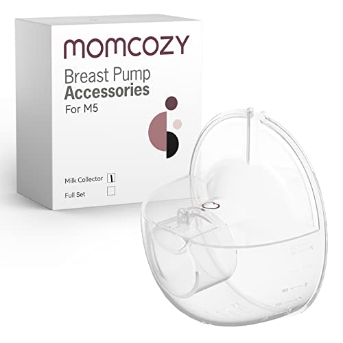 Momcozy M5 Milk Collector, Original M5 Breast Pump Replacement Accessories, 1 Pack