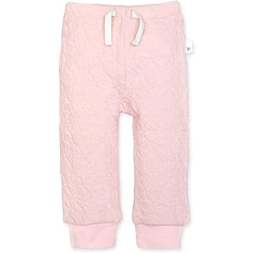 Burt's Bees Baby Unisex Knit Pants, Baby Quilted Sweatpants, 100% Organic Cotton Infant Bottoms