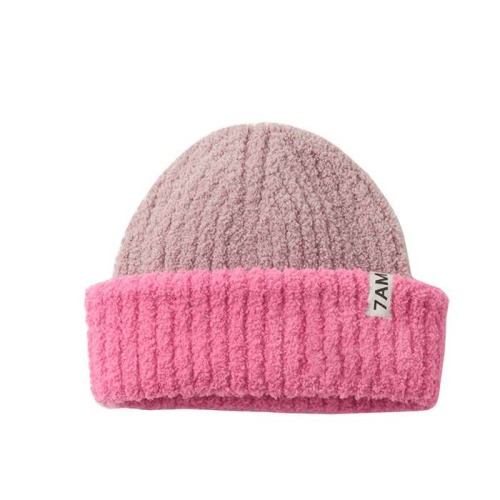 7AM Enfant - Ribbed Beanie - Fuzzy (Colour: Ashrose/Vidpink)