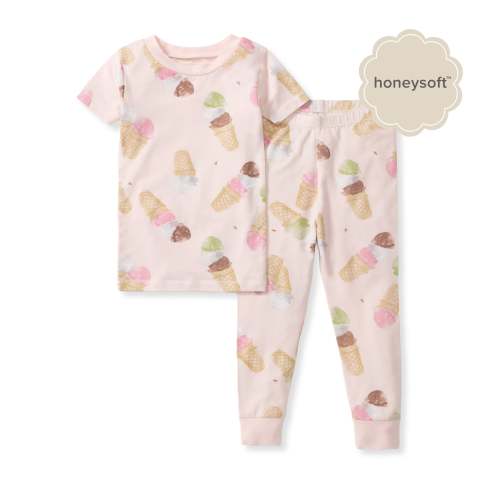 Ice Cream Cone Honeysoft™ Lyocell Pajamas | Burt's Bees Baby