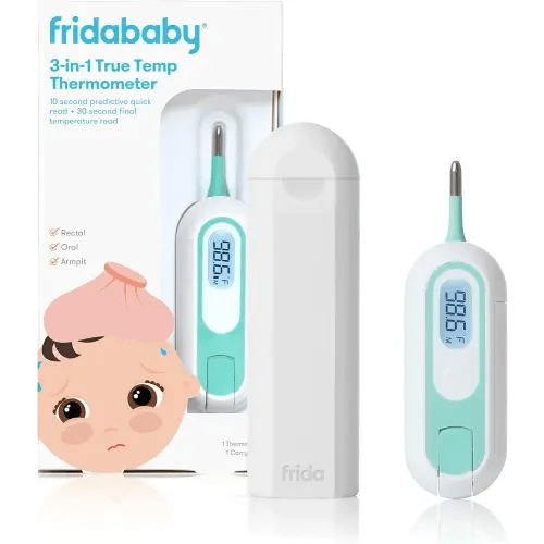 Frida Baby 3-in-1 Digital Thermometer for Babies & Kids + Carrying Case