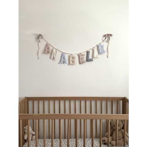 Custom Name Banner: Handmade Birthday Sign, Hanging Nursery Decor, Baby Shower