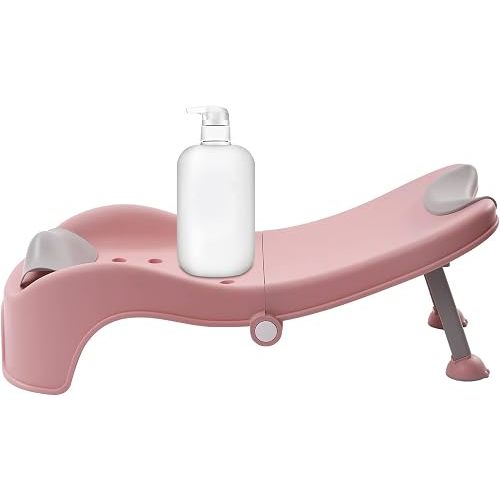 Adjustable Children's Shampoo Chair is Suitable for 0-5 Years Old Bath Seat Bathtub Household Foldable Moisture-Proof Clothes Design