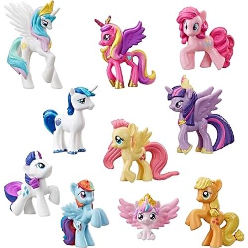 My Little Pony Toy Rainbow Equestria Favorites 10 Figure Collection, for Kids Ages 3 Years Old and Up (Amazon Exclusive)