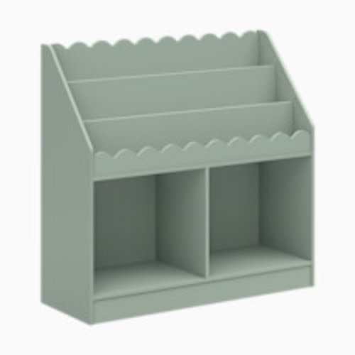 daVinci Sammy Scallop Bookcase - Light Sage