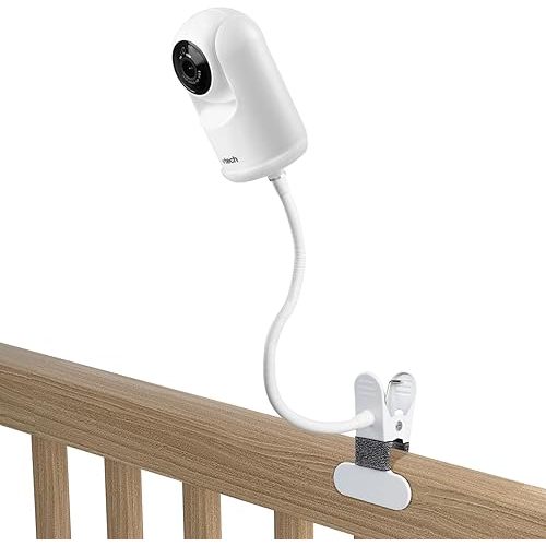 HOLACA Clamp Baby Monitor Mount for VTech Advanced HQ Max Baby Monitor Camera (White)