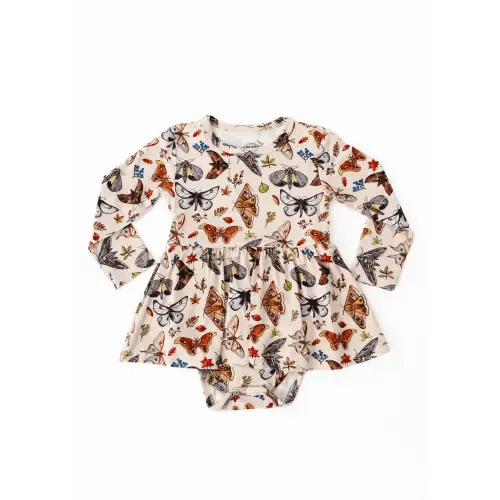 The Moths Cream Baby Dress (6-9 mo)