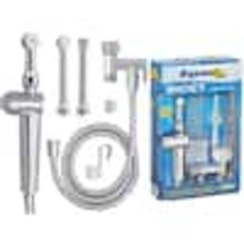 RinseWorks Aquaus 360° Premium Hand-Held Bidet with Patented Dual Spray Pressure Controls in Chrome - NSF Certified ABT-360