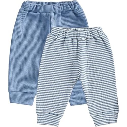 Amazon.com: Baby Boy 2 Pack Pants Waffle Knit Sweatpants Soft Pull On Jogger Pant Toddler Fall Spring Bottoms (blue, 0-6 Months): Clothing, Shoes & Jewelry