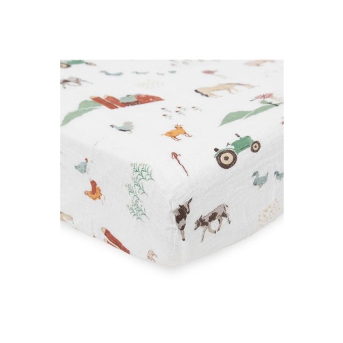 Cotton Muslin Crib Sheet