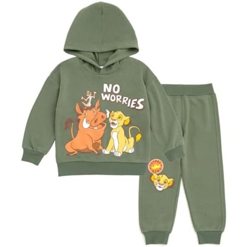 Disney Boys' Fleece 2-Piece Hoodie and Pants Set for Baby & Kids