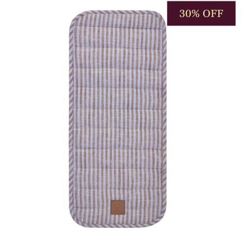 Sorano Stripe Universal Linen Bassinet Liner