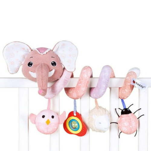 Car Seat Toys Newborn Toys, Stroller Toys Baby Toys 0-3 Months Infant Toys, Spiral Activity Plush Toys for Carseat Stroller Crib, Baby Toys for 0 3 6 9 12 Babies Boys Girls Infants