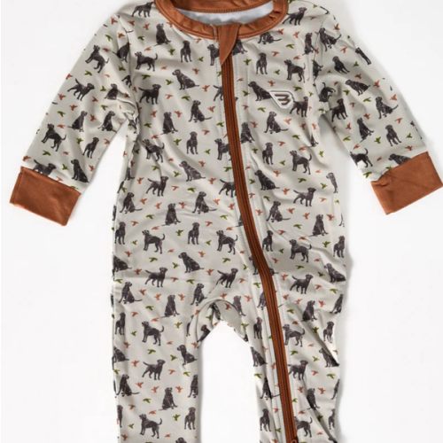 Baby Zip Up - Ducks And Dogs – BURLEBO