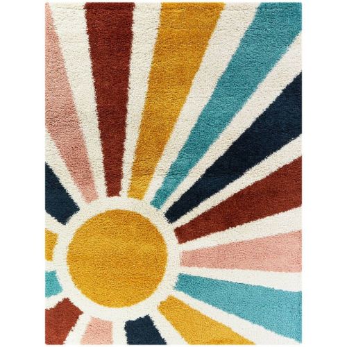 4'1"x5'6" Sun Rays Kids' Shag - Balta Rugs