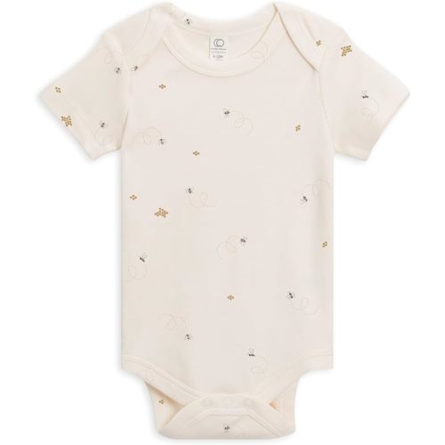 Classic Organic Baby Bodysuit with Short Sleeves by Colored Organics