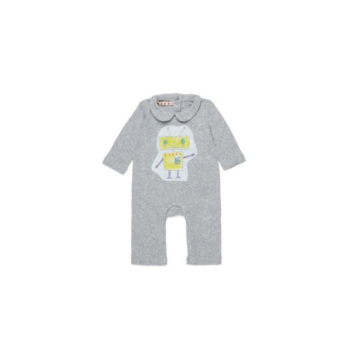Marni Kids Graphic Printed Knit Romper