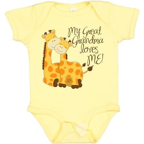 inktastic My Great Grandma Loves Me Baby Bodysuit