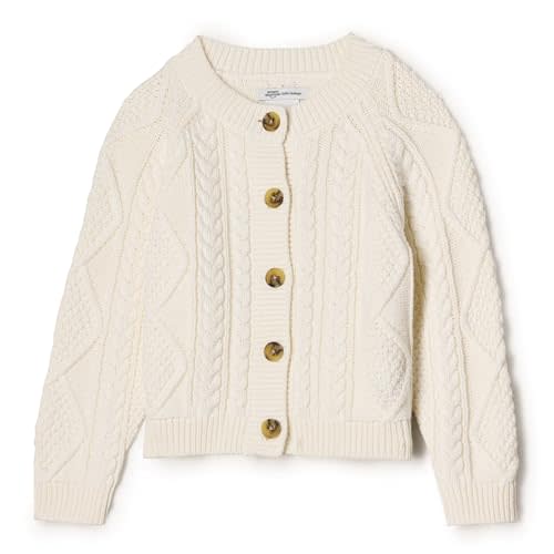 Amazon Essentials x Sofia Grainge Unisex Toddlers and Babies' Fisherman Cardigan Sweater