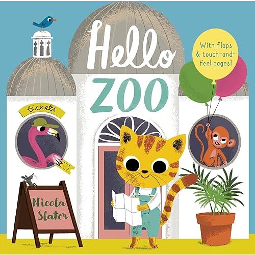 Hello Zoo Board book – Touch & Feel, May 12, 2020