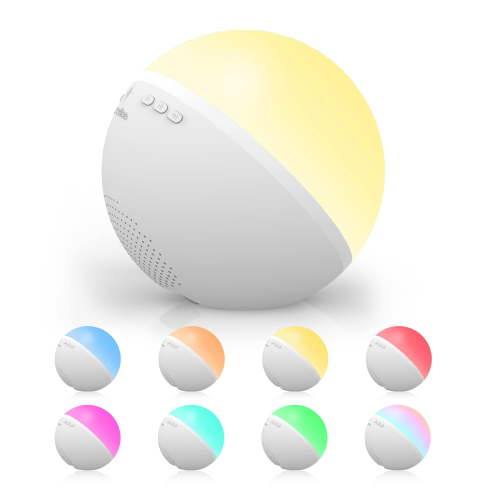 Fansbe Kids White Noise Machine, 27 Soothing Sounds Bluetooth Night Light Sound Machine