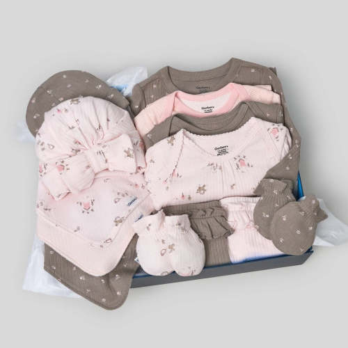 13-Piece Baby Girls Garden Baby Essentials Gift Set – Gerber Childrenswear