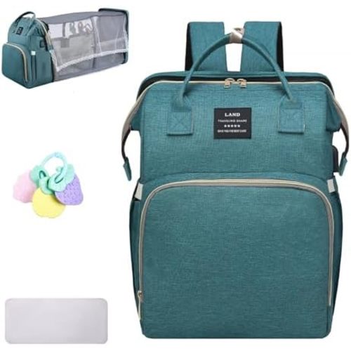 Diaper Bag with Changing Station,Baby Diaper Bag,Large Capacity,900d Excellent Oxford(Upgrade Green)
